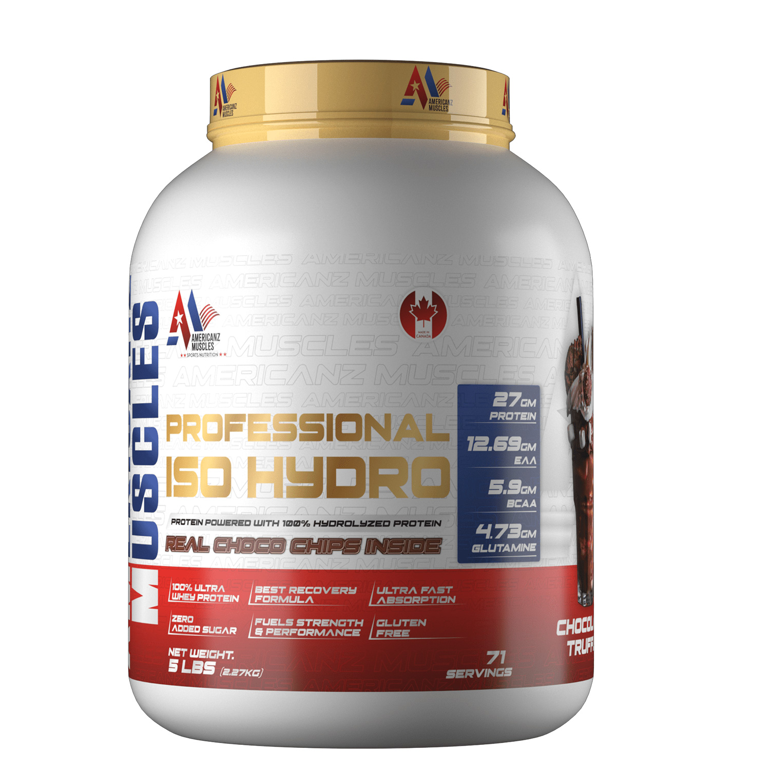 Americanz Muscles Professional ISO Hydro Ultra Hydrolyzed Protein